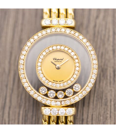 chopard floating diamond watch replica|chopard happy diamonds watch for sale.